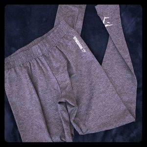 Gymshark Ark jersey leggings size small charcoal